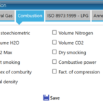 Soprane - Selection of calculation options